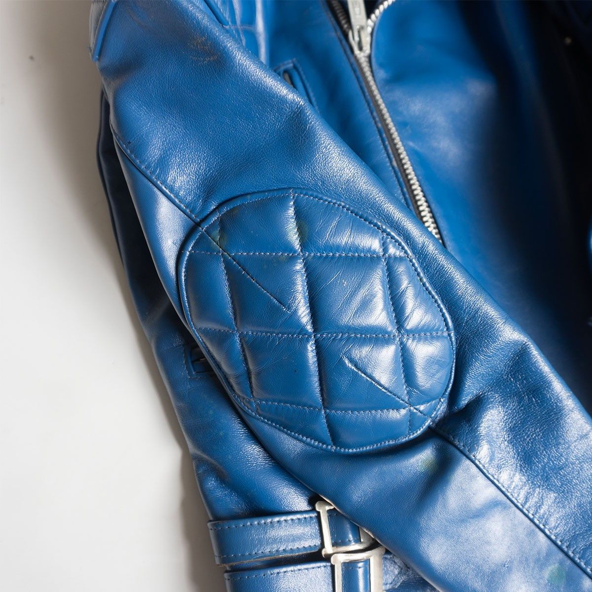 Vintage 666 triple six Steerhide Padded Motorcycle Jacket Size 36 Size US M / EU 48-50 / 2 - 8 Thumbnail
