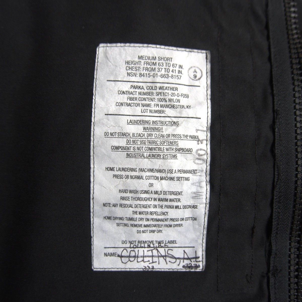 Vintage ECWCS GORE-TEX GEN2 Parka Jacket Black Size XL Size US XL / EU 56 / 4 - 7 Thumbnail