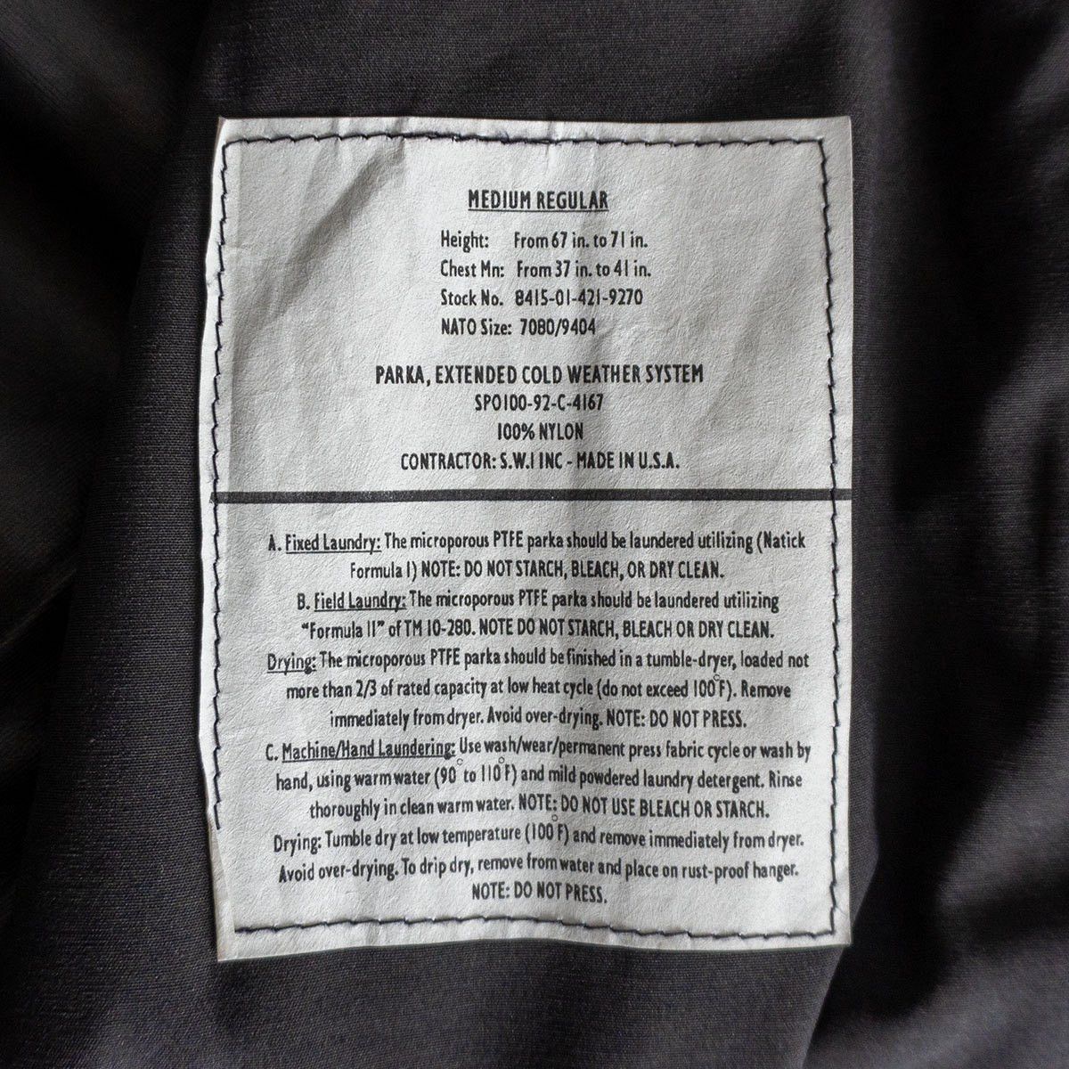 Vintage ECWCS GORE-TEX GEN2 Parka Jacket Black Size XL Size US XL / EU 56 / 4 - 7 Thumbnail