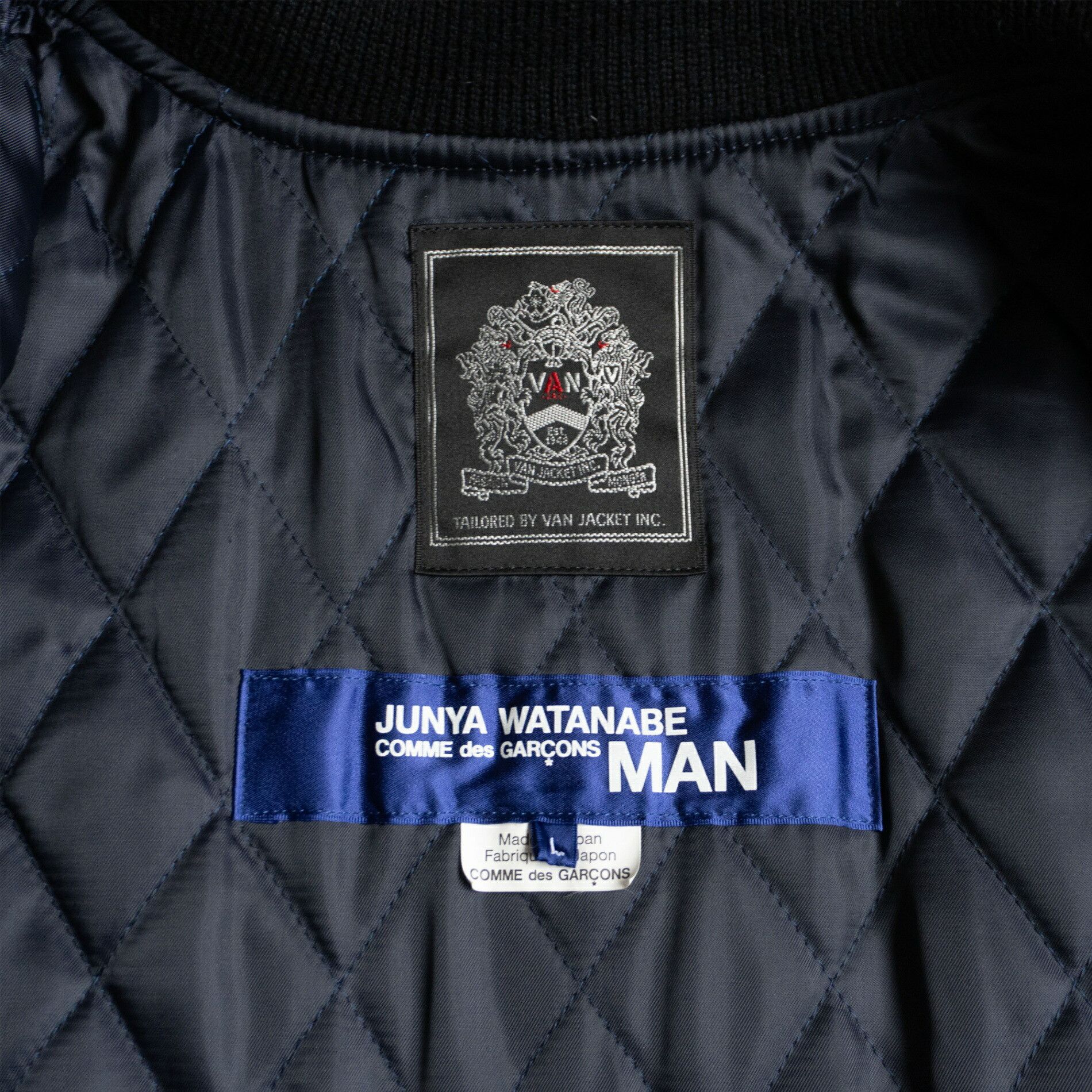 Comme des Garcons Comme des Garcons x VAN JAC Varsity Jacket Size L Size US L / EU 52-54 / 3 - 3 Thumbnail