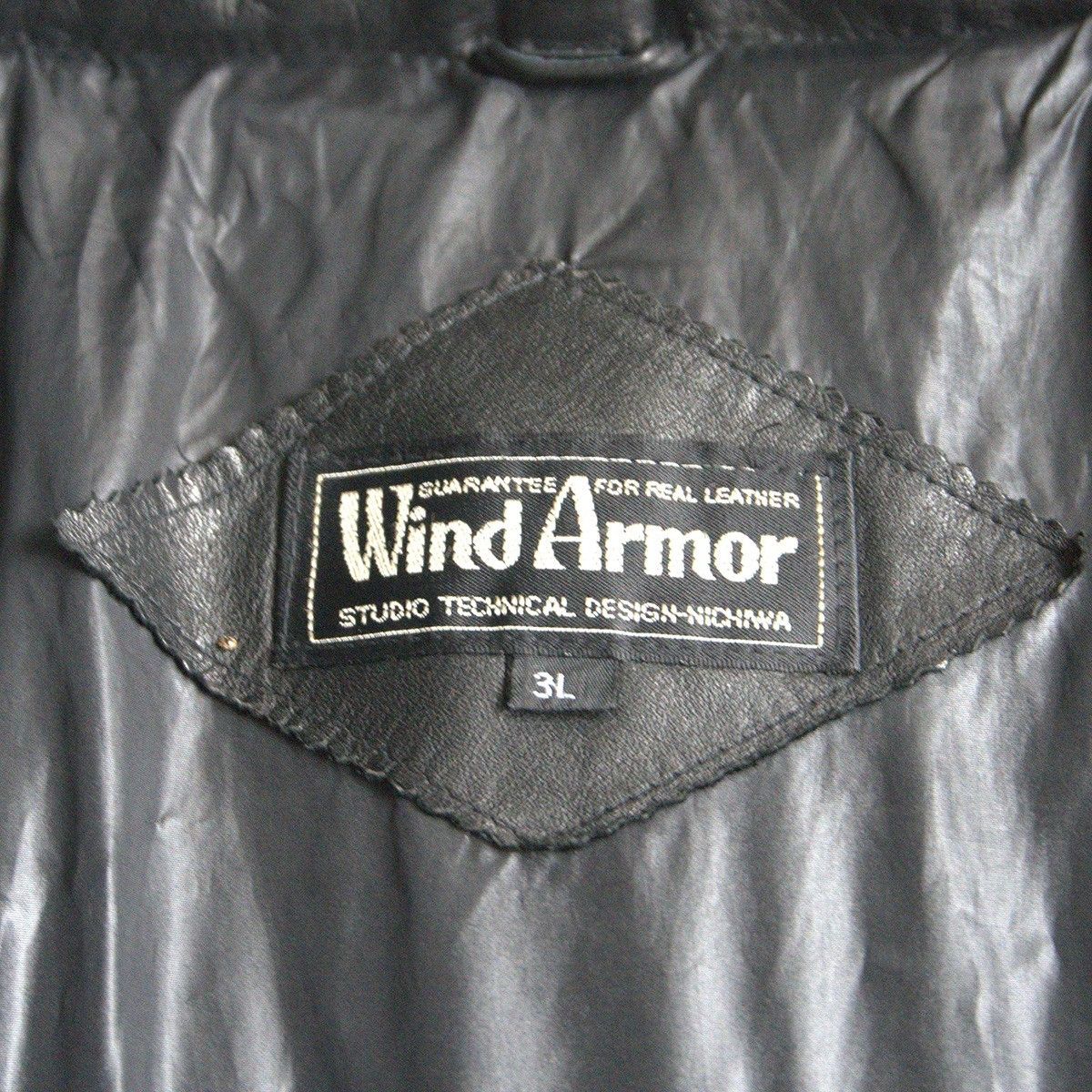 Vintage WIND ARMOR Leather Down Jacket Size 3L Size US XL / EU 56 / 4 - 3 Thumbnail