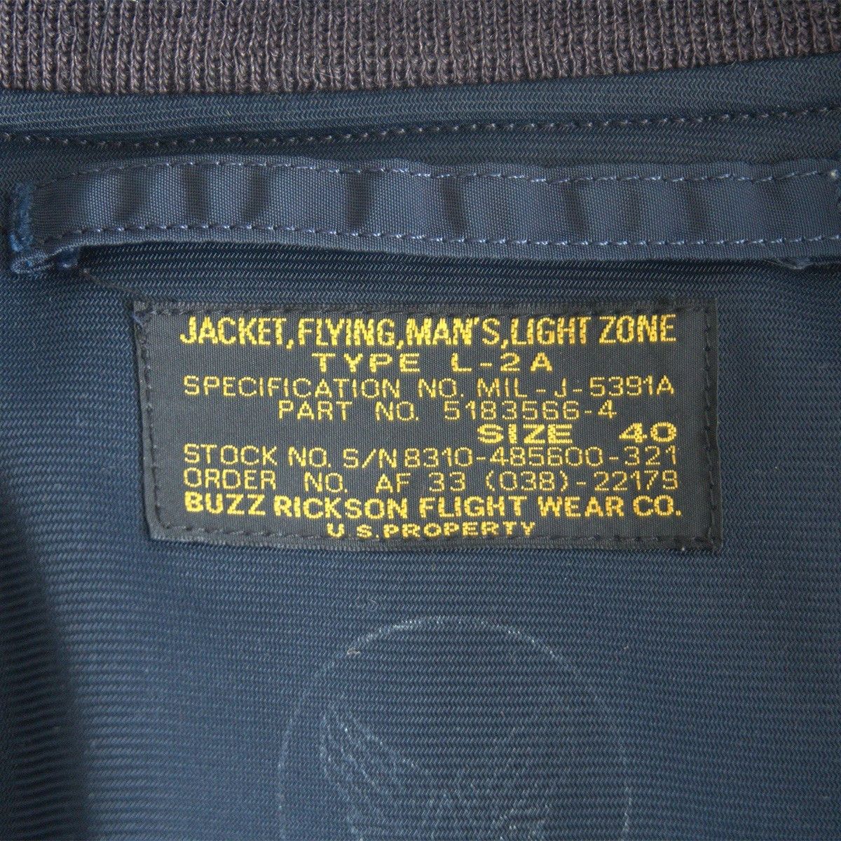 Buzz Rickson's Buzz Rickson's L-2A Flight Jacket Size 40 Size US XXS / EU 40 - 8 Thumbnail