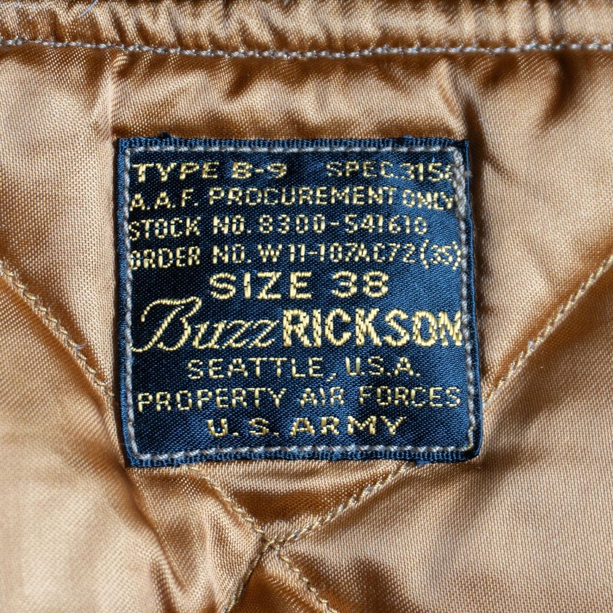 Buzz Rickson's Buzz Rickson's B-9 Flight Jacket Size 38 Size US XXL / EU 58 / 5 - 9 Thumbnail