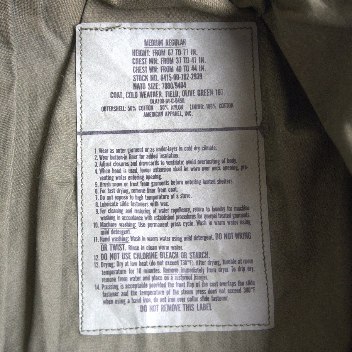 Vintage US ARMY 90S M-65 Quilted Field Jacket Size MEDIUM-REGULAR Size US M / EU 48-50 / 2 - 8 Thumbnail