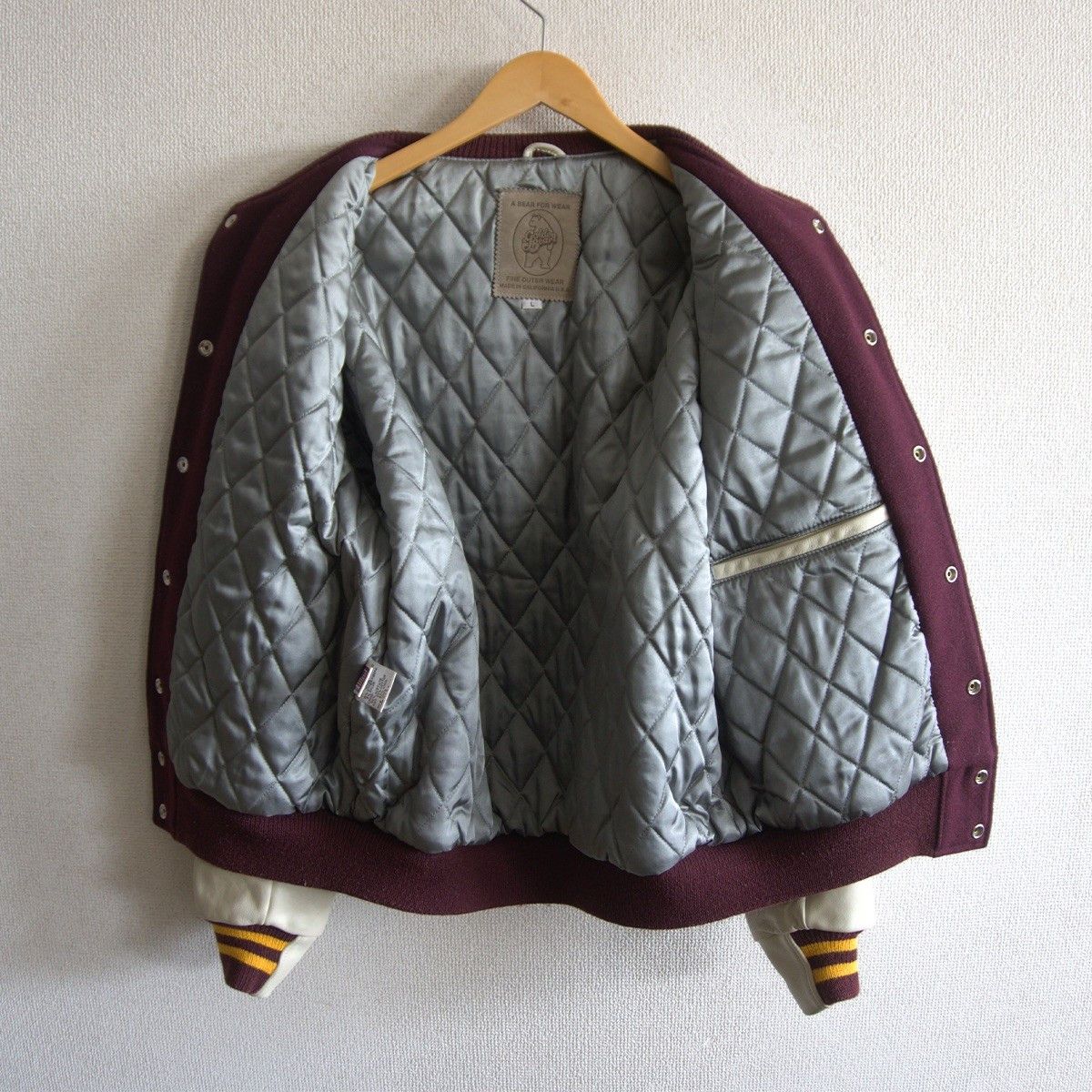 Golden Bear Golden Bear Leather sleeve varsity jacket Size L Size US L / EU 52-54 / 3 - 3 Thumbnail