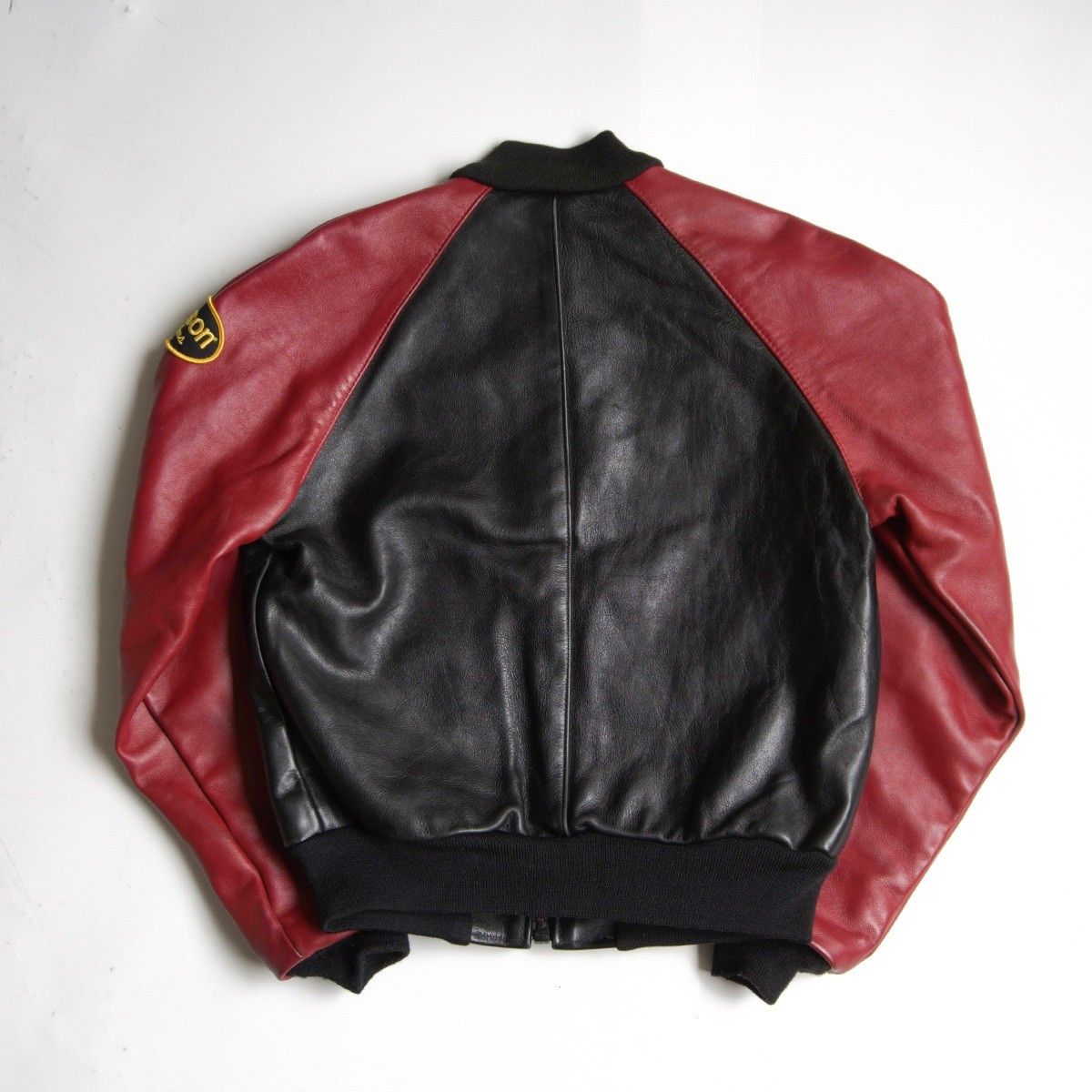 Vintage VANSON All-leather varsity jacket Black Size 38 Size US XL / EU 56 / 4 - 2 Thumbnail