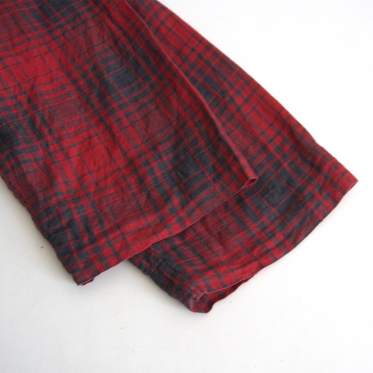 Vintage 45R Linen Buffalo Check Blouse Size 0 Size US XXL / EU 58 / 5 - 3 Thumbnail