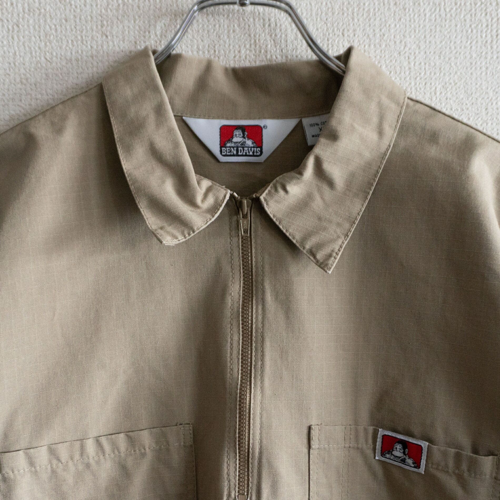 Ben Davis Ben Davis Half-zip short-sleeve workshirt Beige Size XL Size US XL / EU 56 / 4 - 3 Thumbnail