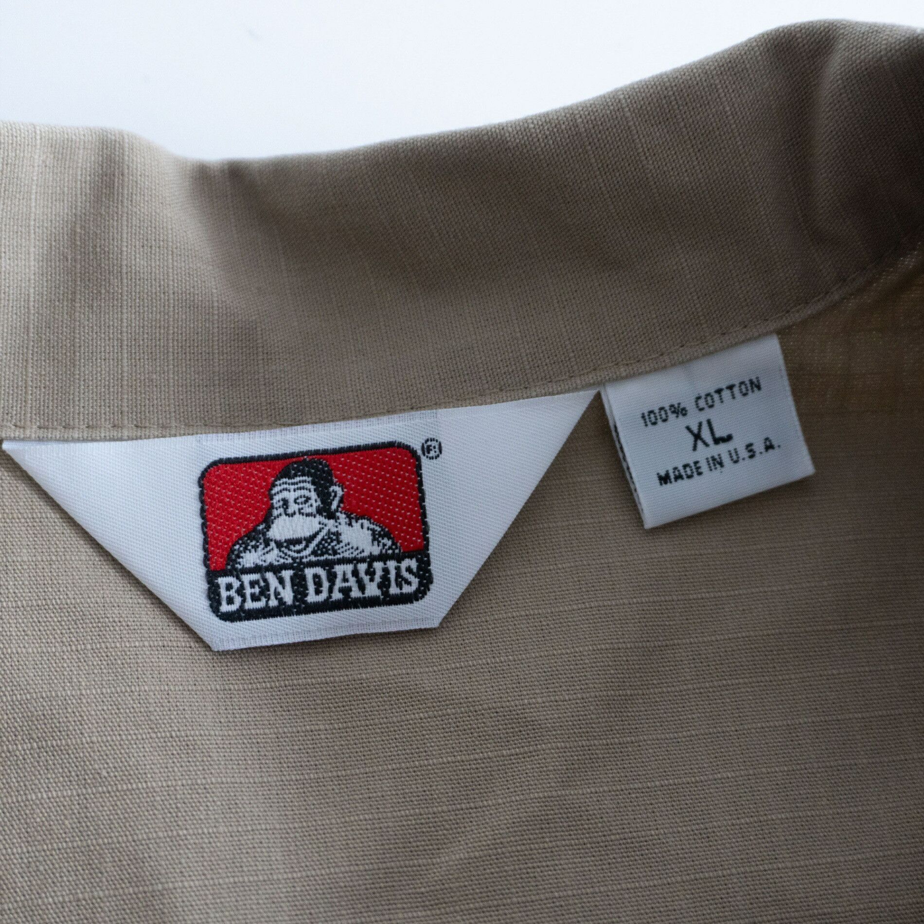 Ben Davis Ben Davis Half-zip short-sleeve workshirt Beige Size XL Size US XL / EU 56 / 4 - 5 Thumbnail