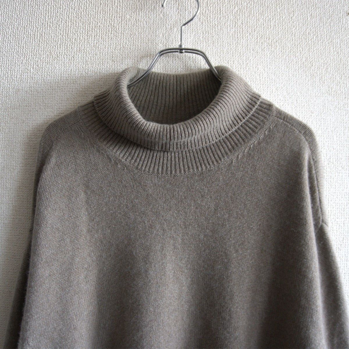 Vintage PAPAS 100 Turtle neck knit Sweater Size L Size US L / EU 52-54 / 3 - 2 Thumbnail