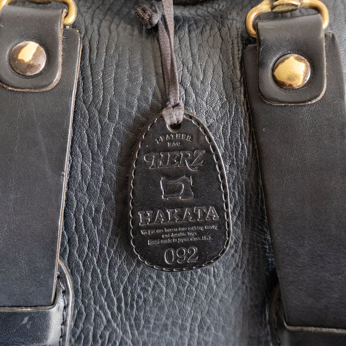 Vintage HERZ All leather backpack Black Size ONE SIZE - 8 Thumbnail