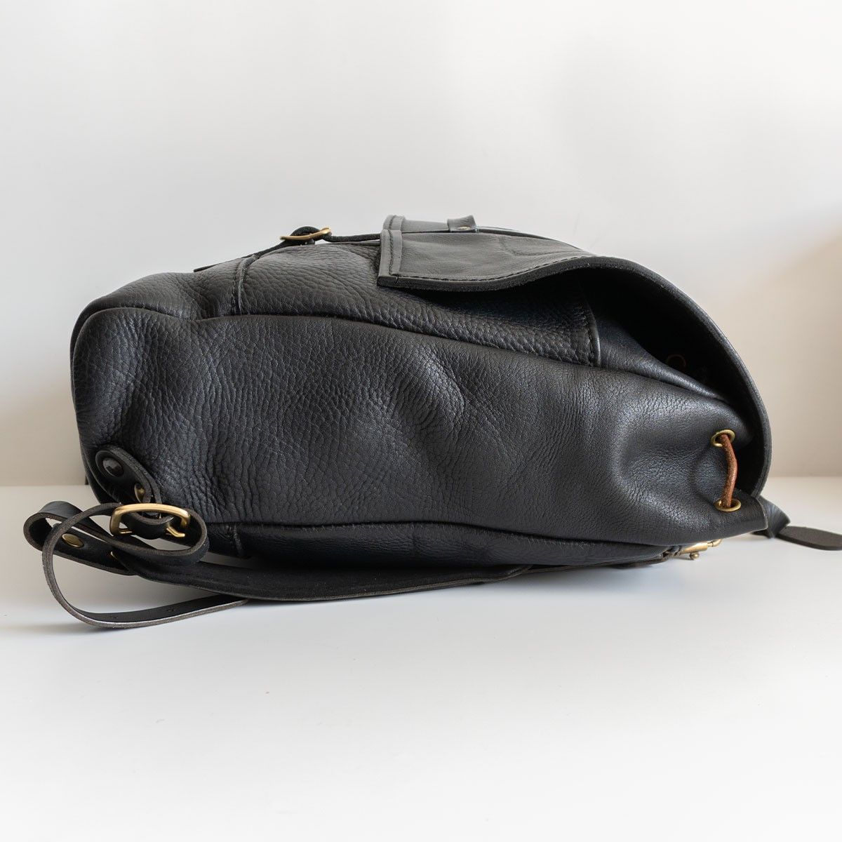 Vintage HERZ All leather backpack Black Size ONE SIZE - 5 Thumbnail