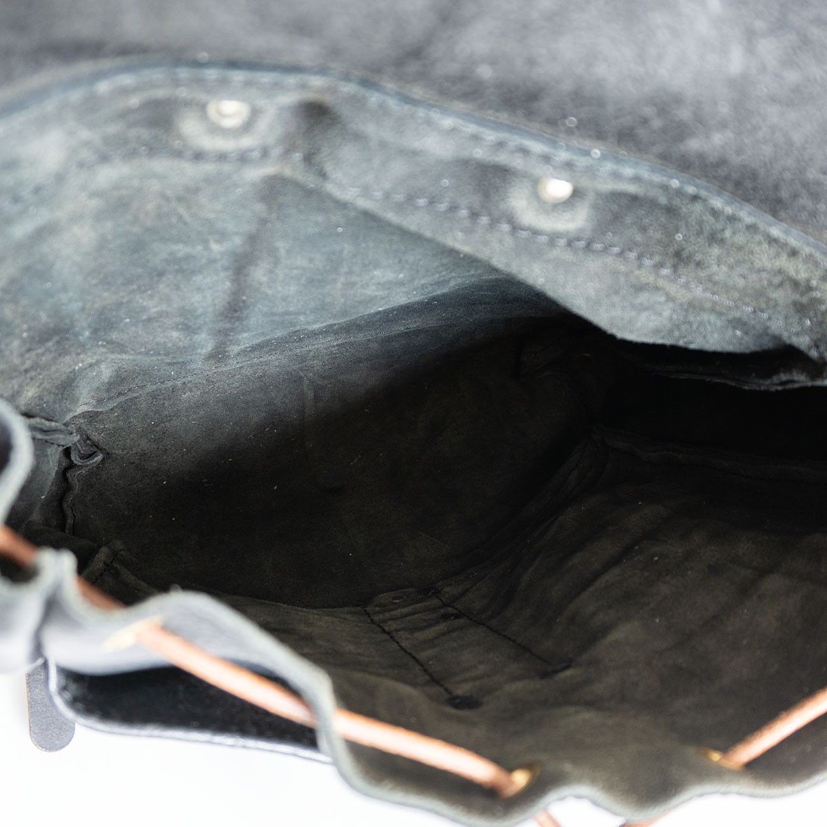 Vintage HERZ All leather backpack Black Size ONE SIZE - 9 Thumbnail