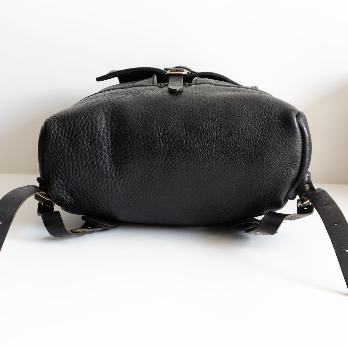 Vintage HERZ All leather backpack Black Size ONE SIZE - 6 Thumbnail
