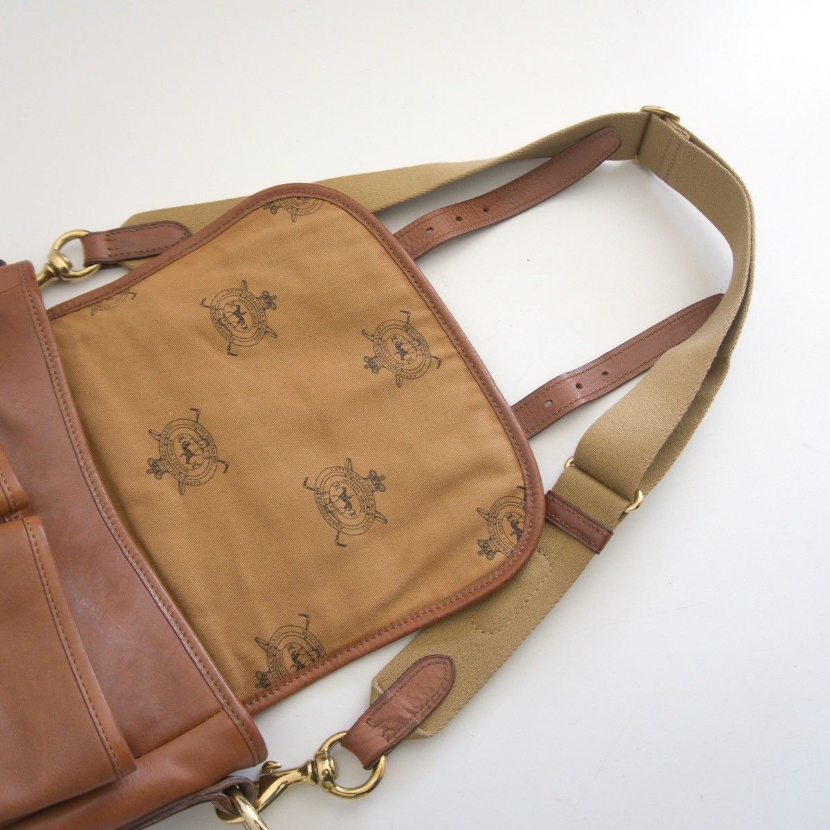 Ralph Lauren Ralph Lauren Leather Shoulder Bag Brown Size ONE SIZE - 10 Thumbnail