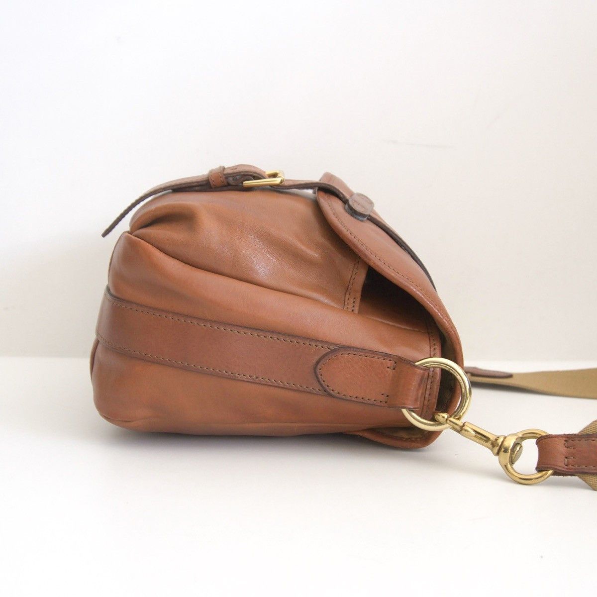 Ralph Lauren Ralph Lauren Leather Shoulder Bag Brown Size ONE SIZE - 4 Thumbnail