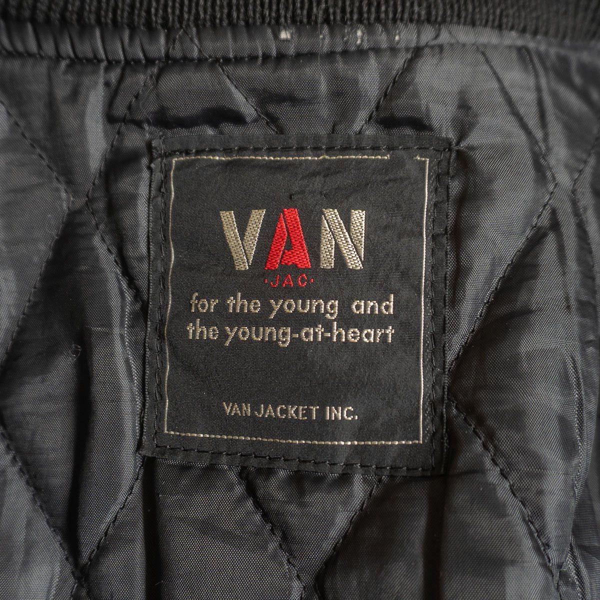 Vintage VAN JAC Leather-sleeved varsity jacket Size M Size US M / EU 48-50 / 2 - 6 Thumbnail