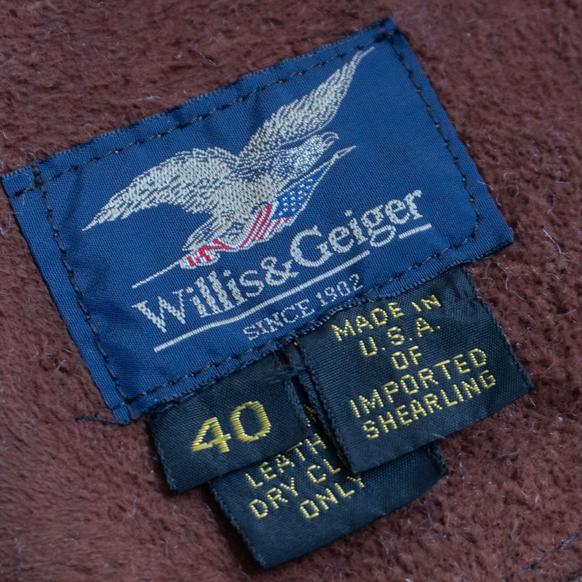 Willis & Geiger Willis & Geiger RAF Shearling Bomber Jacket Size 40 Size US XXS / EU 40 - 7 Thumbnail