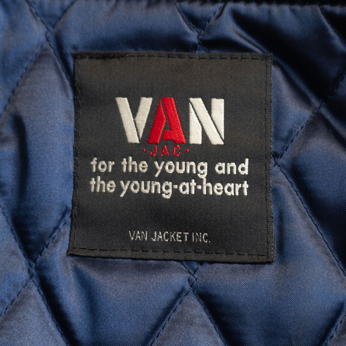 Vintage VAN JAC Leather Sleeve Varsity Jacket Size L Size US L / EU 52-54 / 3 - 5 Thumbnail