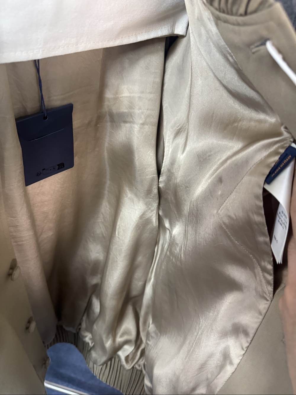 Louis Vuitton Beige Embroidered Logo Bomber Jacket Size US M / EU 48-50 / 2 - 12 Thumbnail