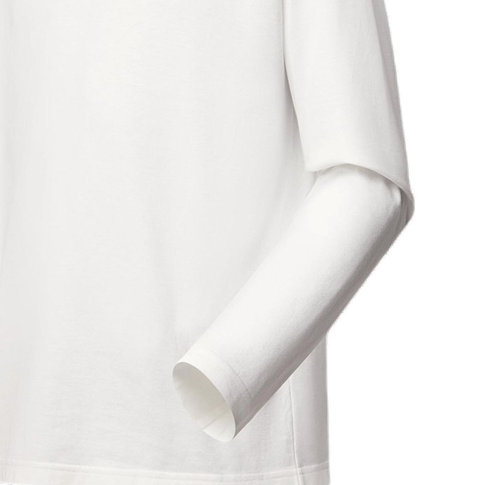 Louis Vuitton Debossed Logo Long Sleeve Tee in White Size US L / EU 52-54 / 3 - 8 Thumbnail