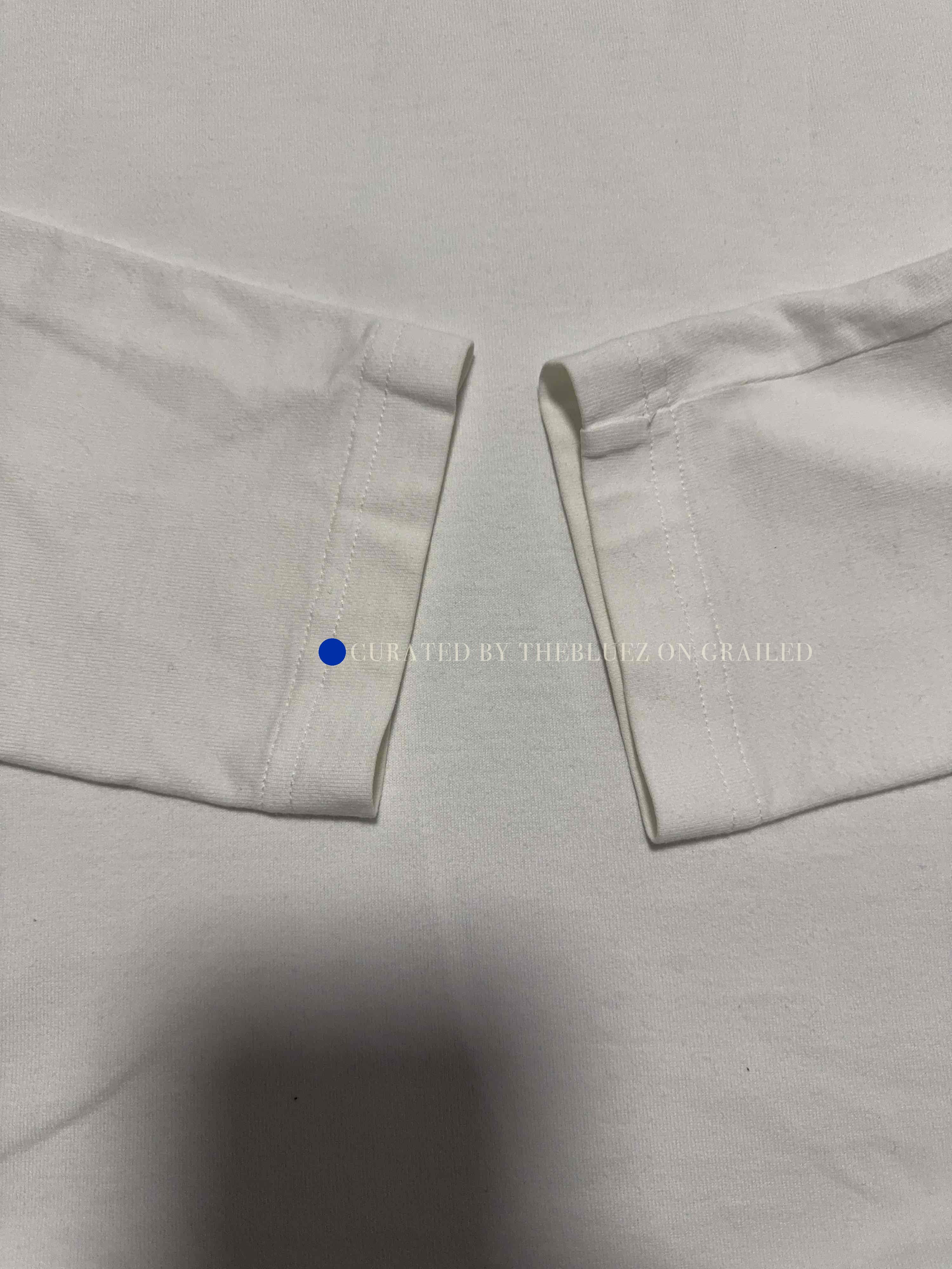 Louis Vuitton Debossed Logo Long Sleeve Tee in White Size US L / EU 52-54 / 3 - 5 Thumbnail