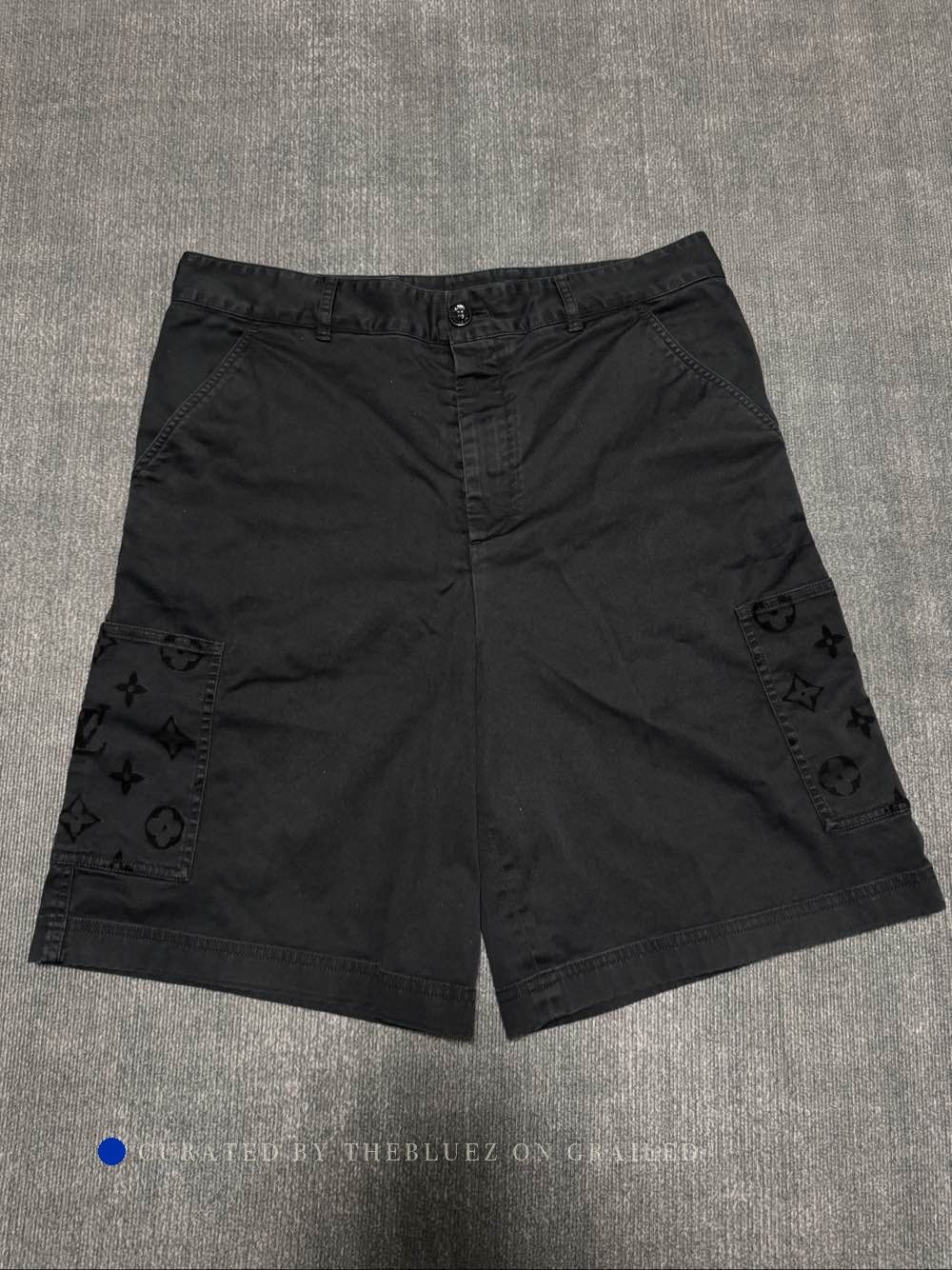 Louis Vuitton Monogram Pocket Black Shorts Size US 32 / EU 48 - 2 Thumbnail
