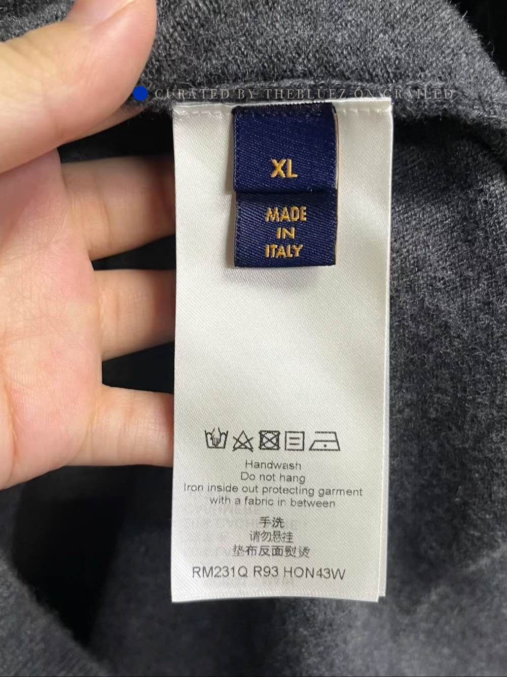 Louis Vuitton Monogram Sleeve Cardigan in Gray Size US XL / EU 56 / 4 - 4 Thumbnail