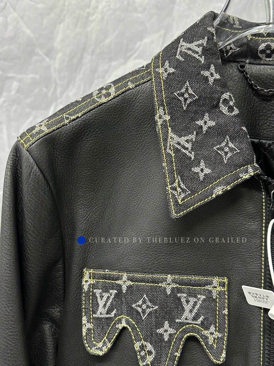 Louis Vuitton Monogram Leather Jacket in Black Size US S / EU 44-46 / 1 - 6 Thumbnail