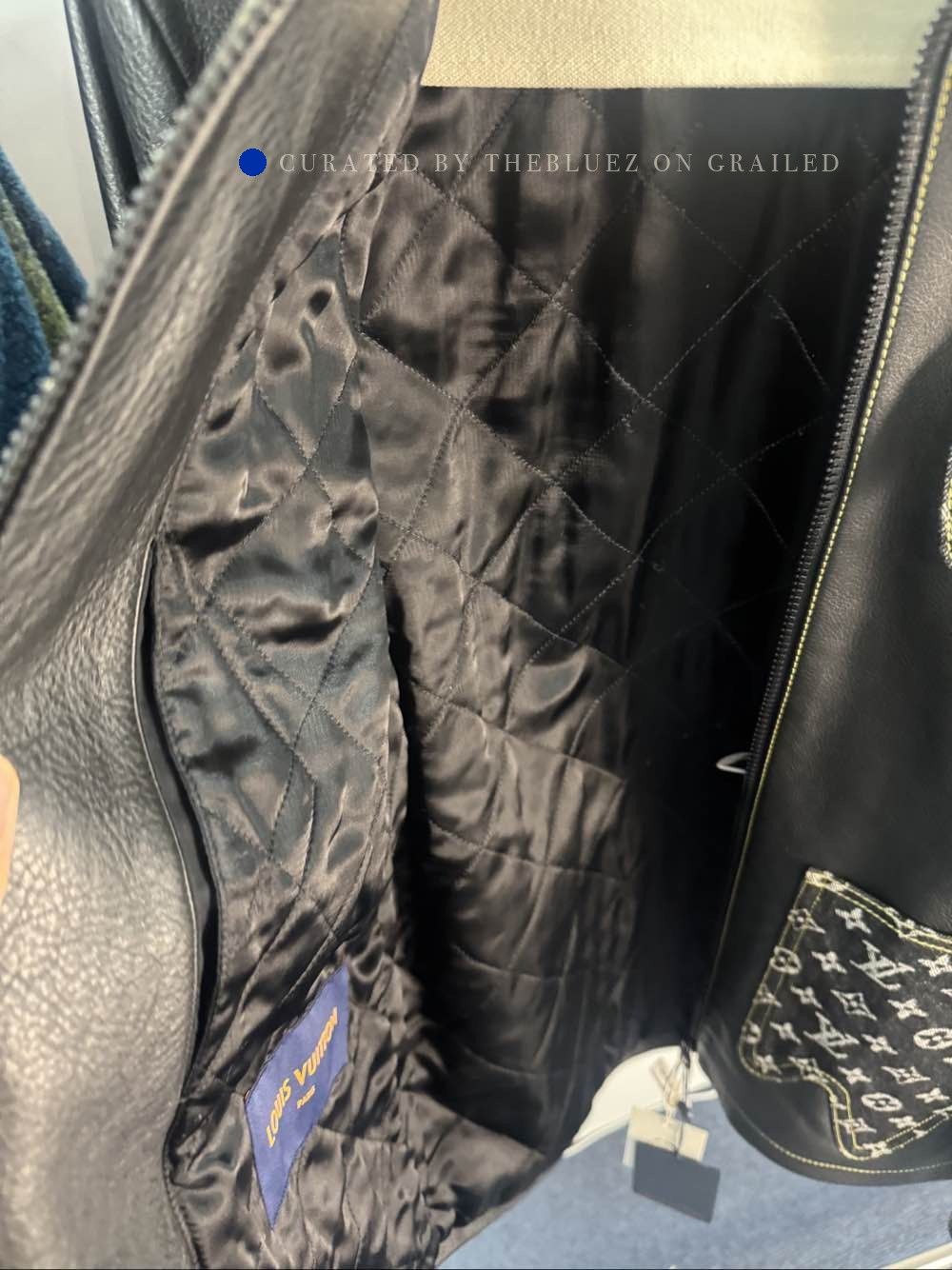 Louis Vuitton Monogram Leather Jacket in Black Size US S / EU 44-46 / 1 - 7 Thumbnail