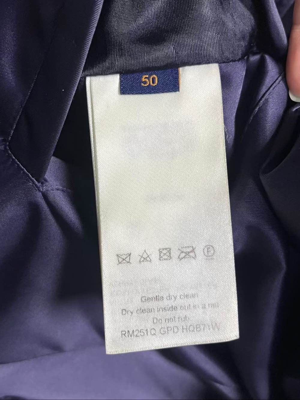 Louis Vuitton Embroidered Varsity Jacket in Blue Size US M / EU 48-50 / 2 - 4 Thumbnail