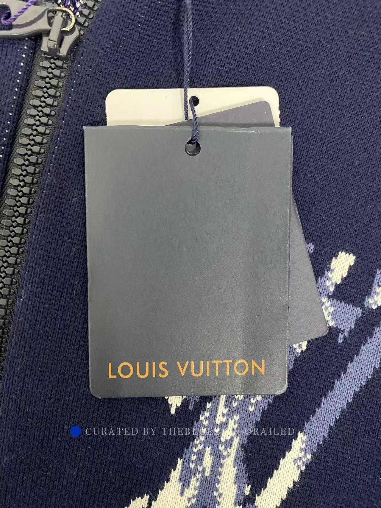 Louis Vuitton Stylish Monogram Bomber Jacket in Blue Size US S / EU 44-46 / 1 - 5 Thumbnail