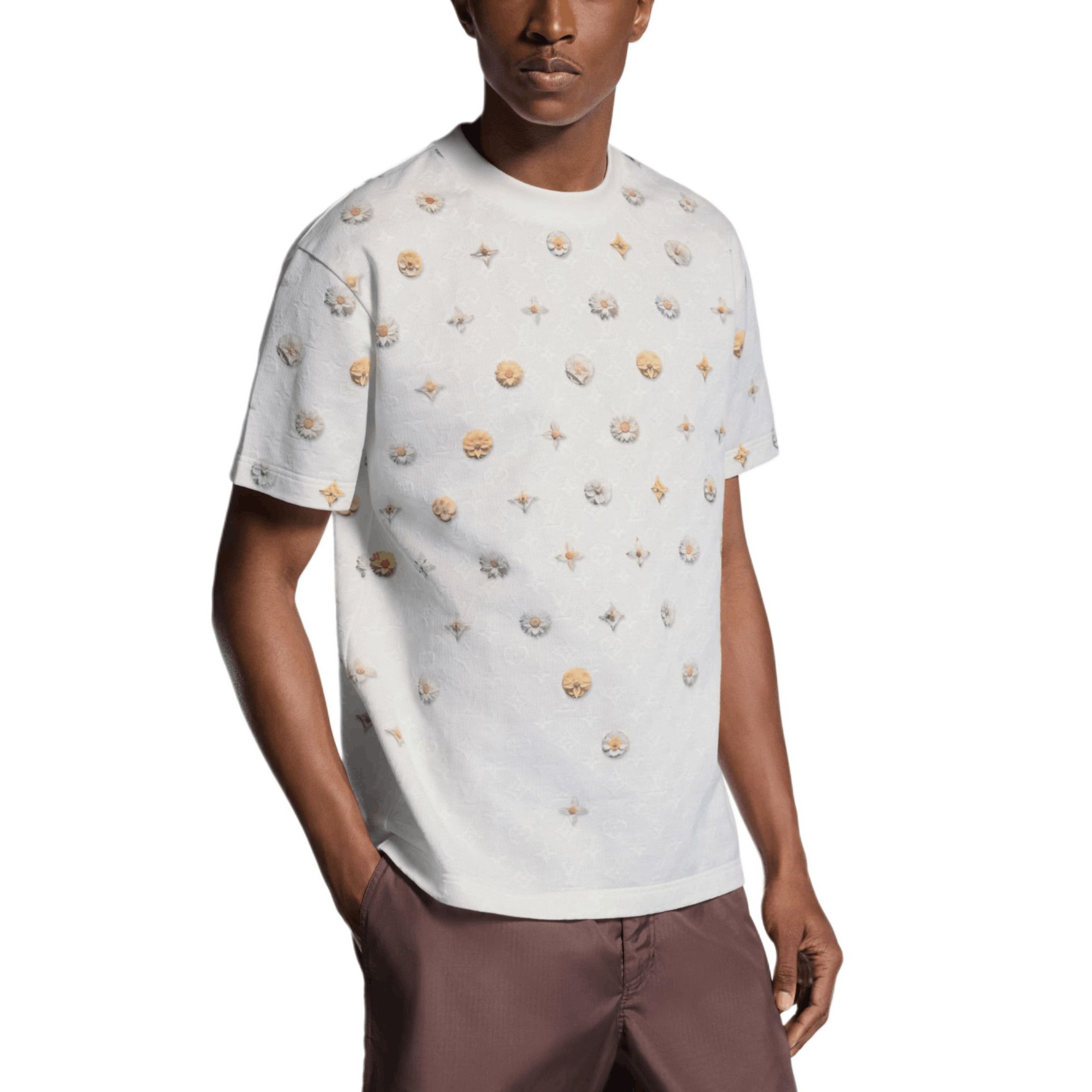 Louis Vuitton Stylish Monogram Flower Graphic Tee Size US XL / EU 56 / 4 - 8 Thumbnail