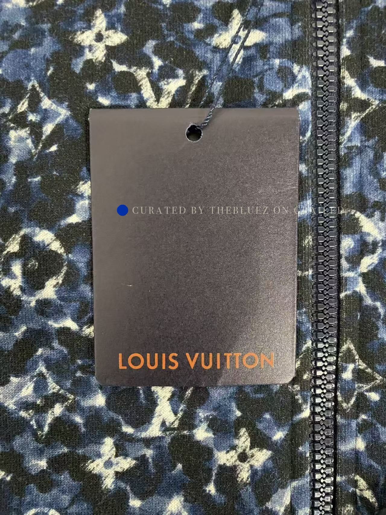 Louis Vuitton Monogram Zip Hoodie in Blue Size US S / EU 44-46 / 1 - 5 Thumbnail