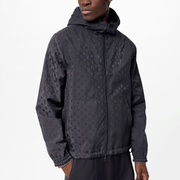 Louis Vuitton Monogram Hooded Windbreaker in Blue Size US M / EU 48-50 / 2 - 16 Thumbnail