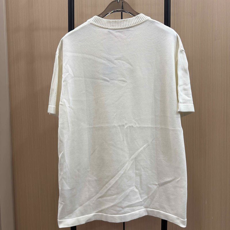 Louis Vuitton Logo Embroidered T-Shirt in White Size US S / EU 44-46 / 1 - 2 Thumbnail