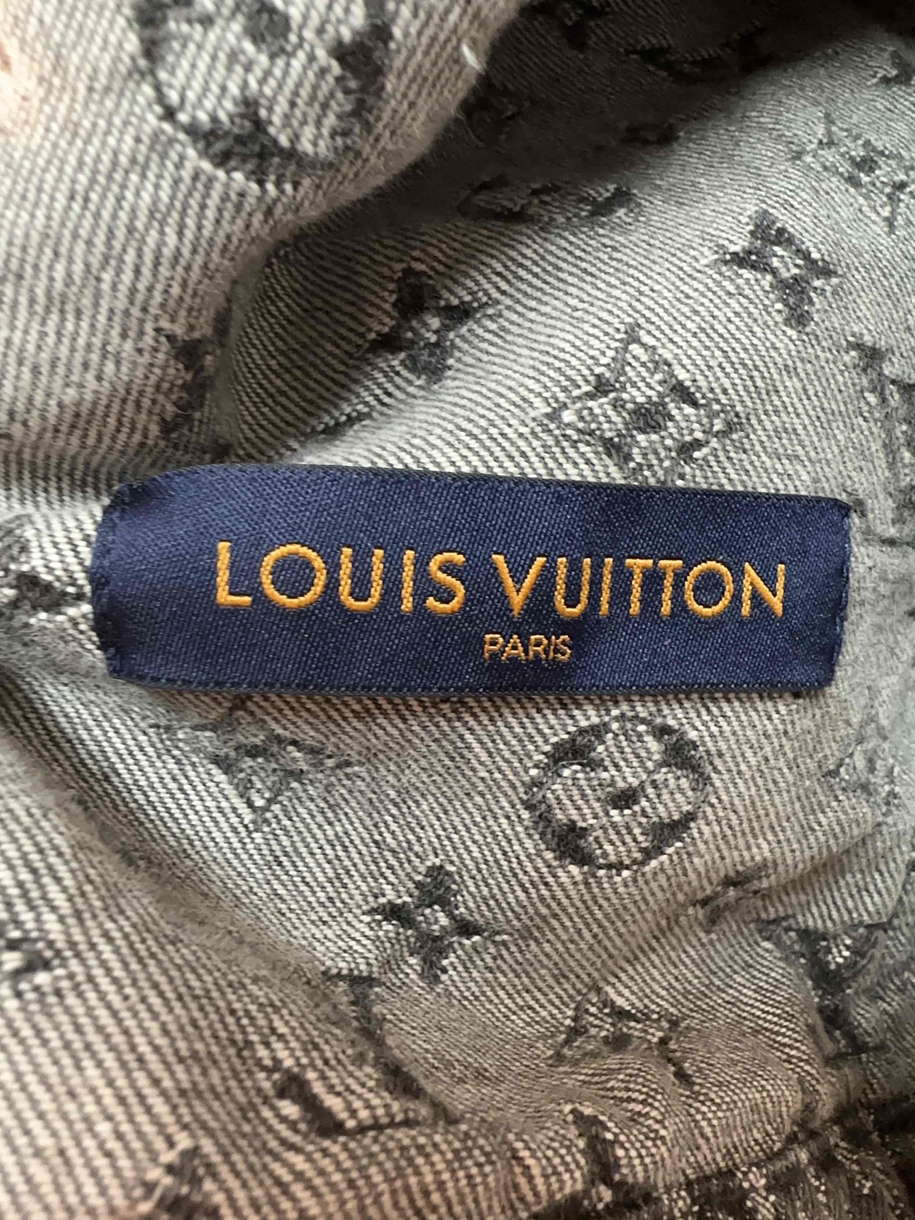 Louis Vuitton Black Monogram Denim Jacket in Size S Size US S / EU 44-46 / 1 - 2 Thumbnail