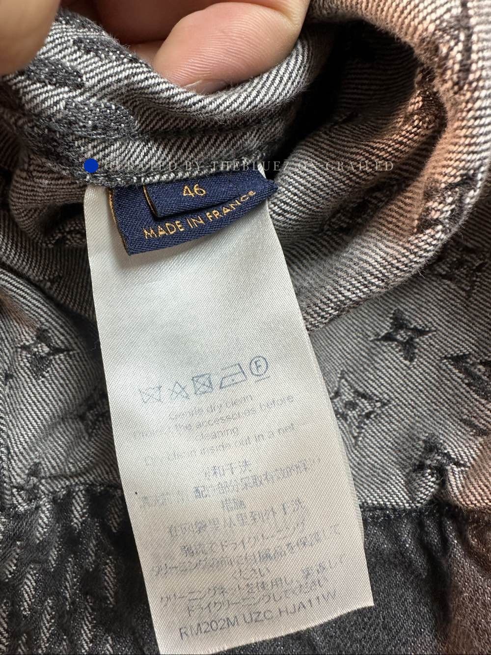 Louis Vuitton Black Monogram Denim Jacket in Size S Size US S / EU 44-46 / 1 - 3 Thumbnail