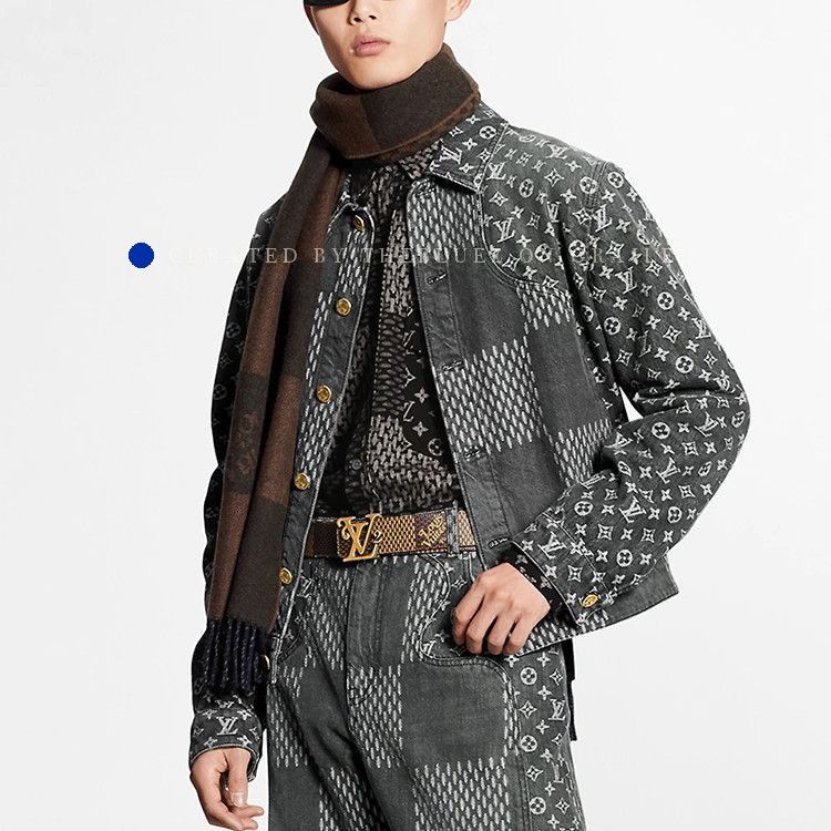 Louis Vuitton Black Monogram Denim Jacket in Size S Size US S / EU 44-46 / 1 - 6 Thumbnail
