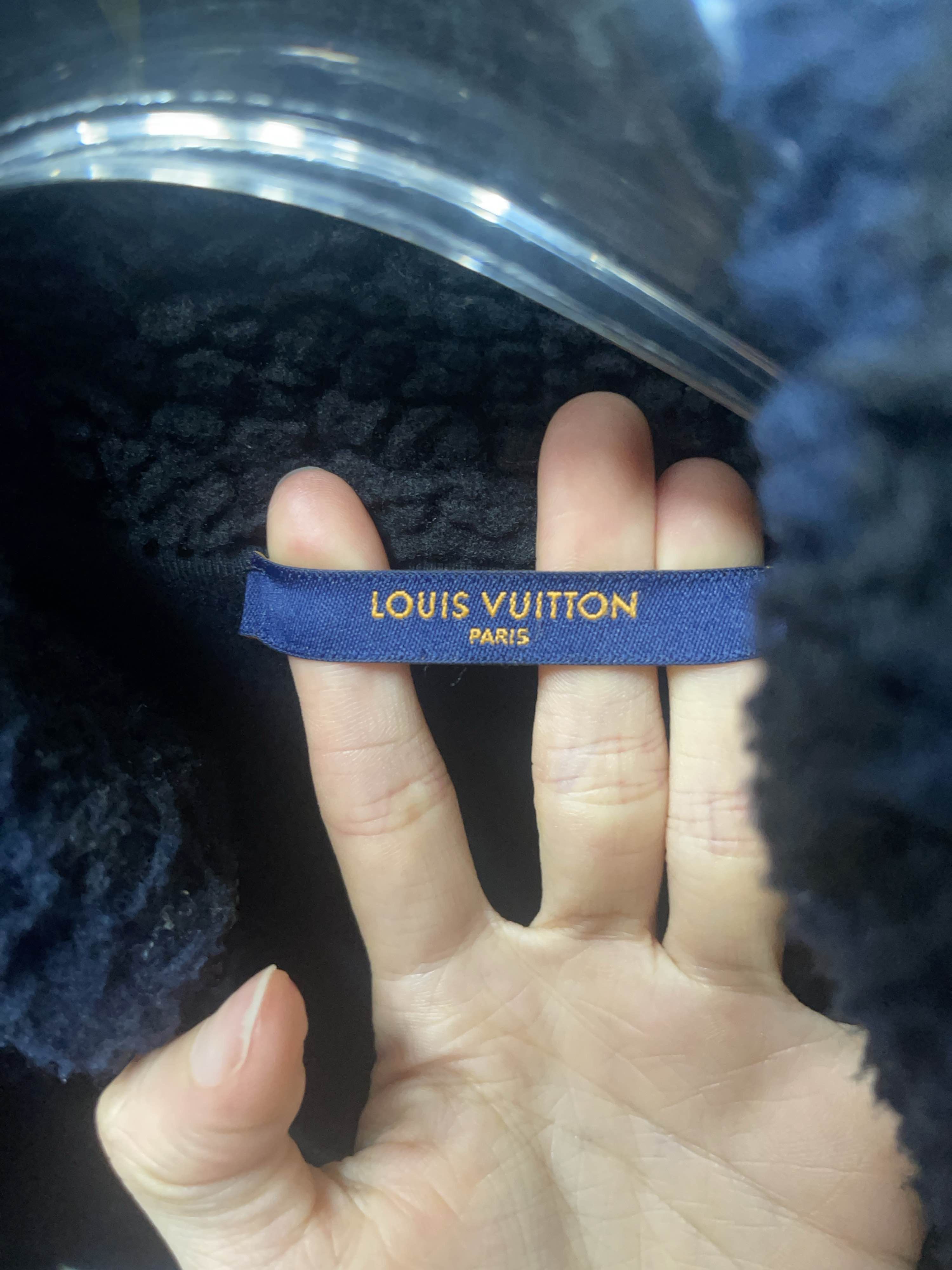 Louis Vuitton Check Fleece Jacket in Blue Size US L / EU 52-54 / 3 - 3 Thumbnail
