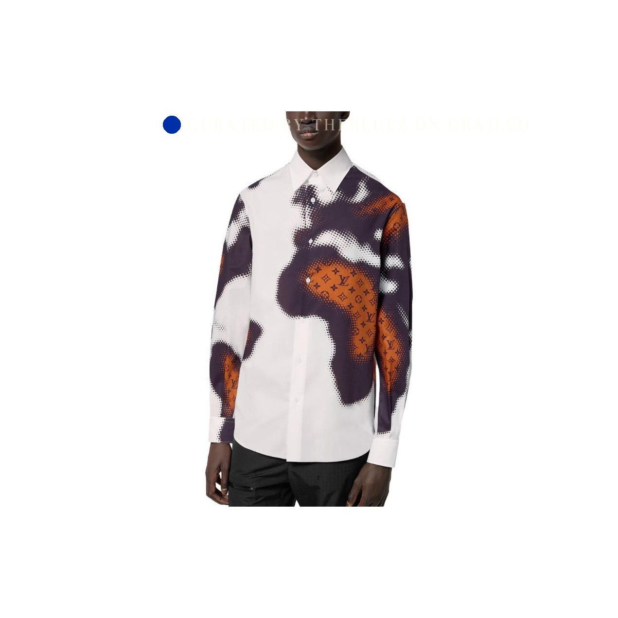 Louis Vuitton Monogram Print Button-Up Shirt in Multi Size US S / EU 44-46 / 1 - 6 Thumbnail