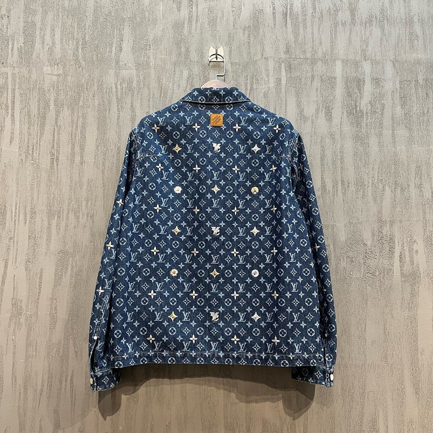 Louis Vuitton Monogram Embroidered Denim Jacket Size US L / EU 52-54 / 3 - 2 Thumbnail