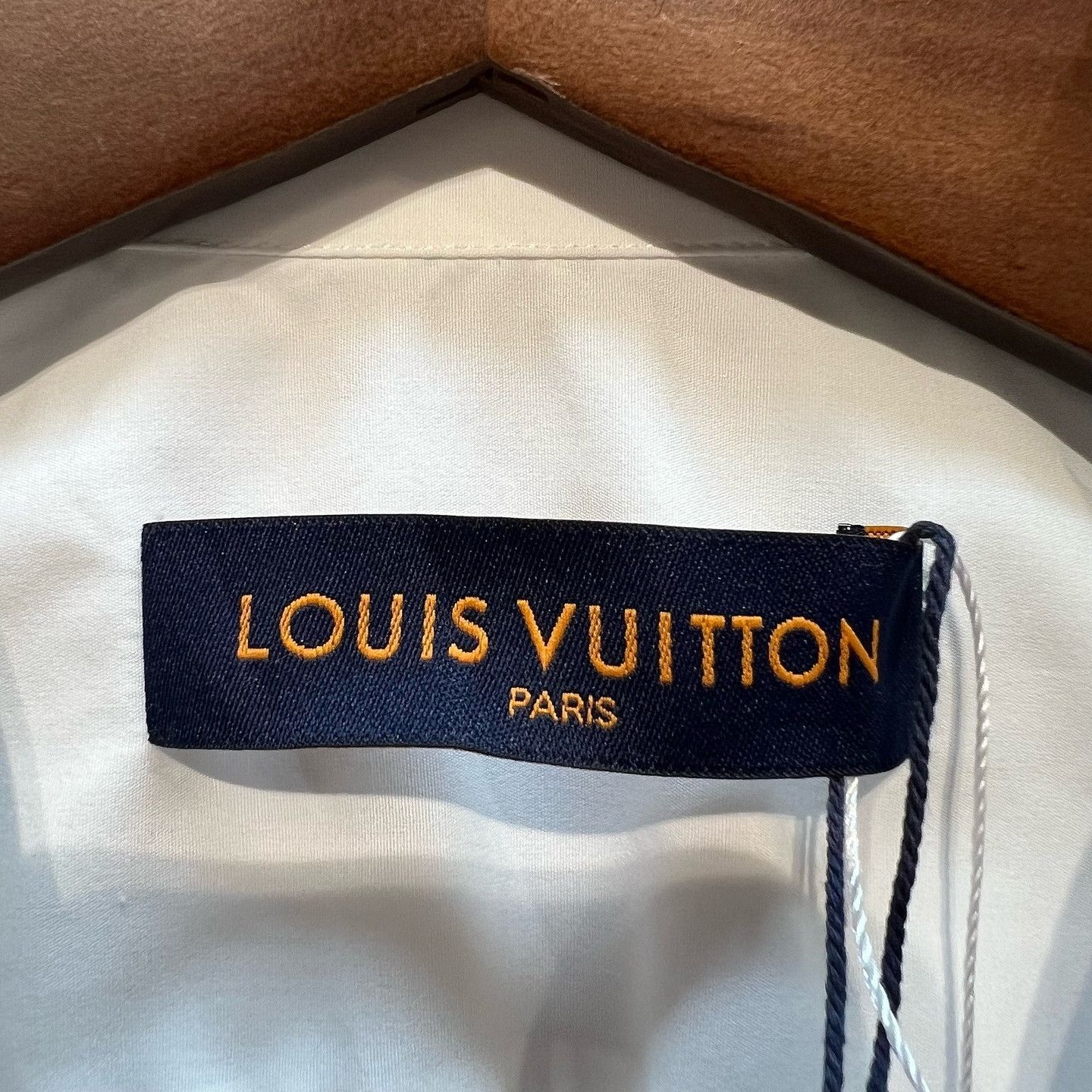 Louis Vuitton White Logo Print Short Sleeve Shirt Size US XL / EU 56 / 4 - 3 Thumbnail