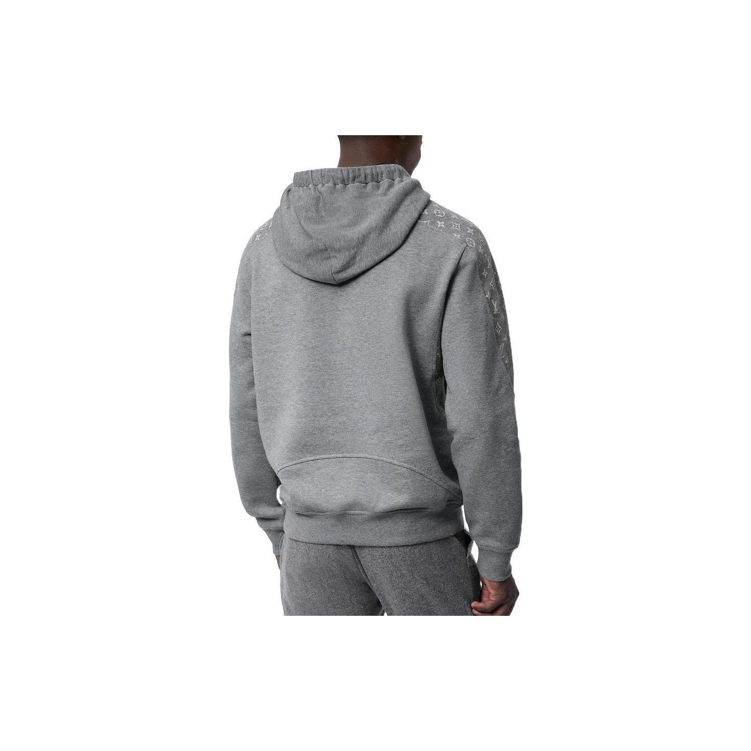 Louis Vuitton Monogram Detail Gray Hoodie in Size XS Size US XS / EU 42 / 0 - 13 Thumbnail