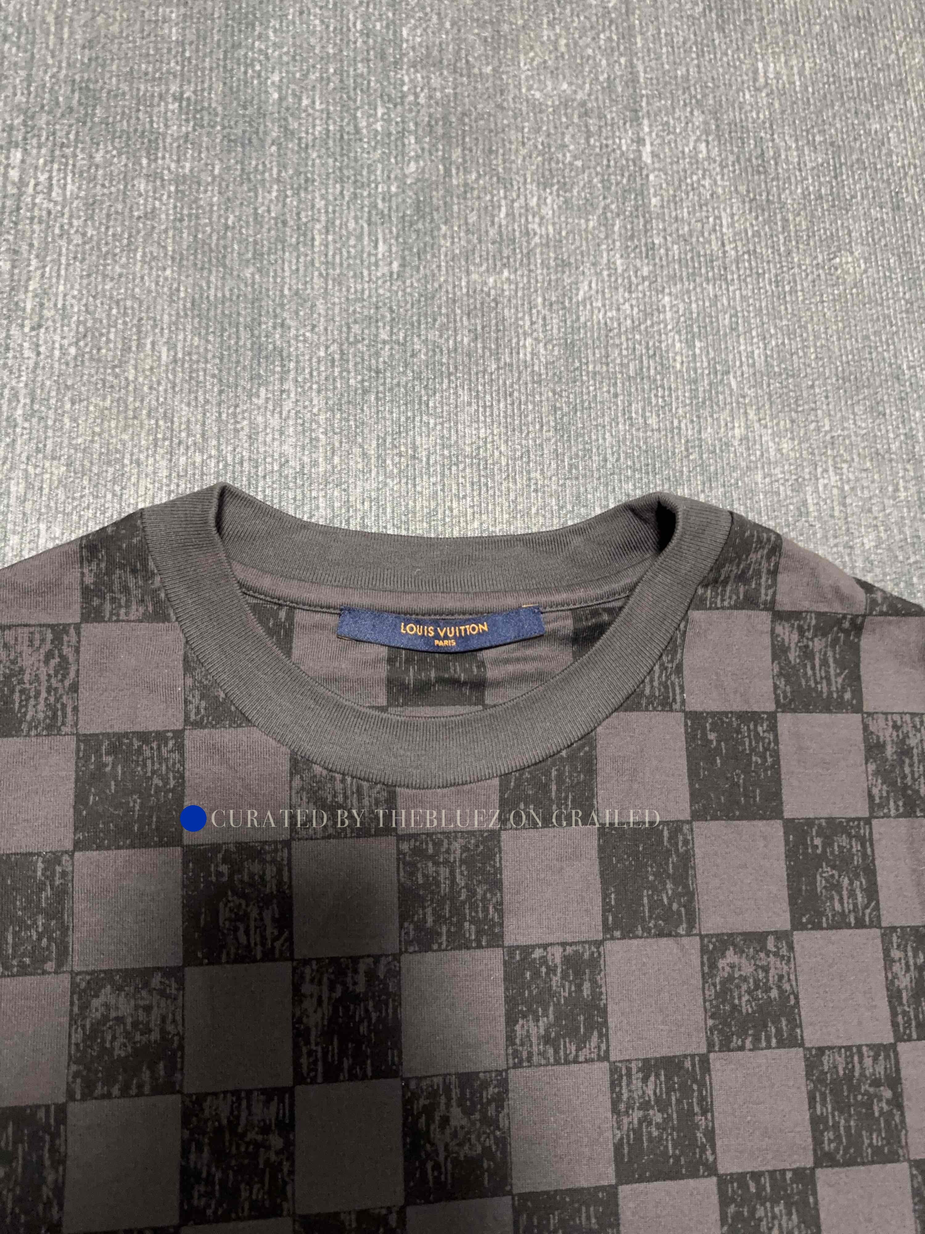 Louis Vuitton Damier Checkered Black Short Sleeve T-Shirt Size US XS / EU 42 / 0 - 6 Thumbnail