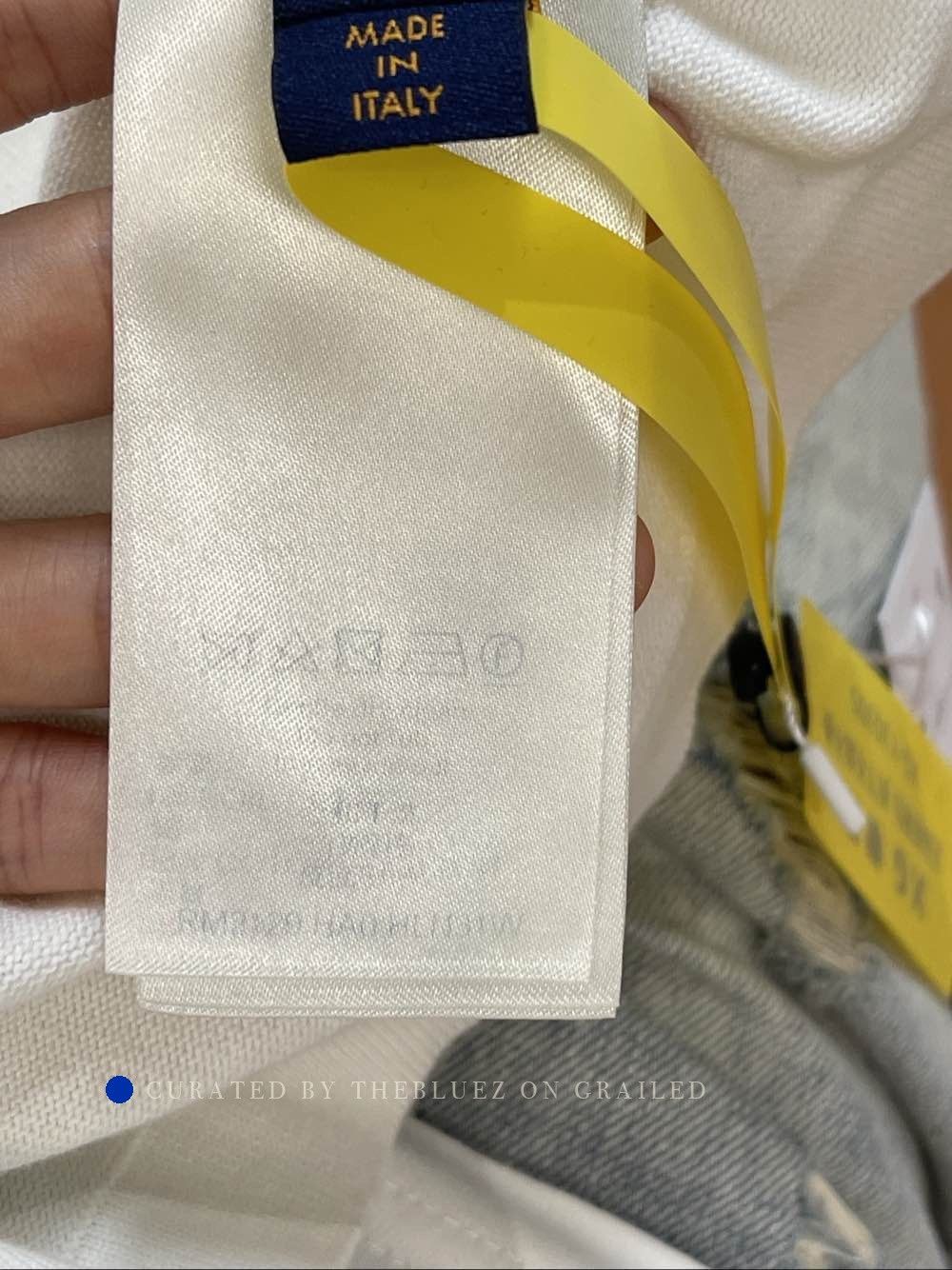 Louis Vuitton Logo Print White T-Shirt in Size S Size US S / EU 44-46 / 1 - 4 Thumbnail