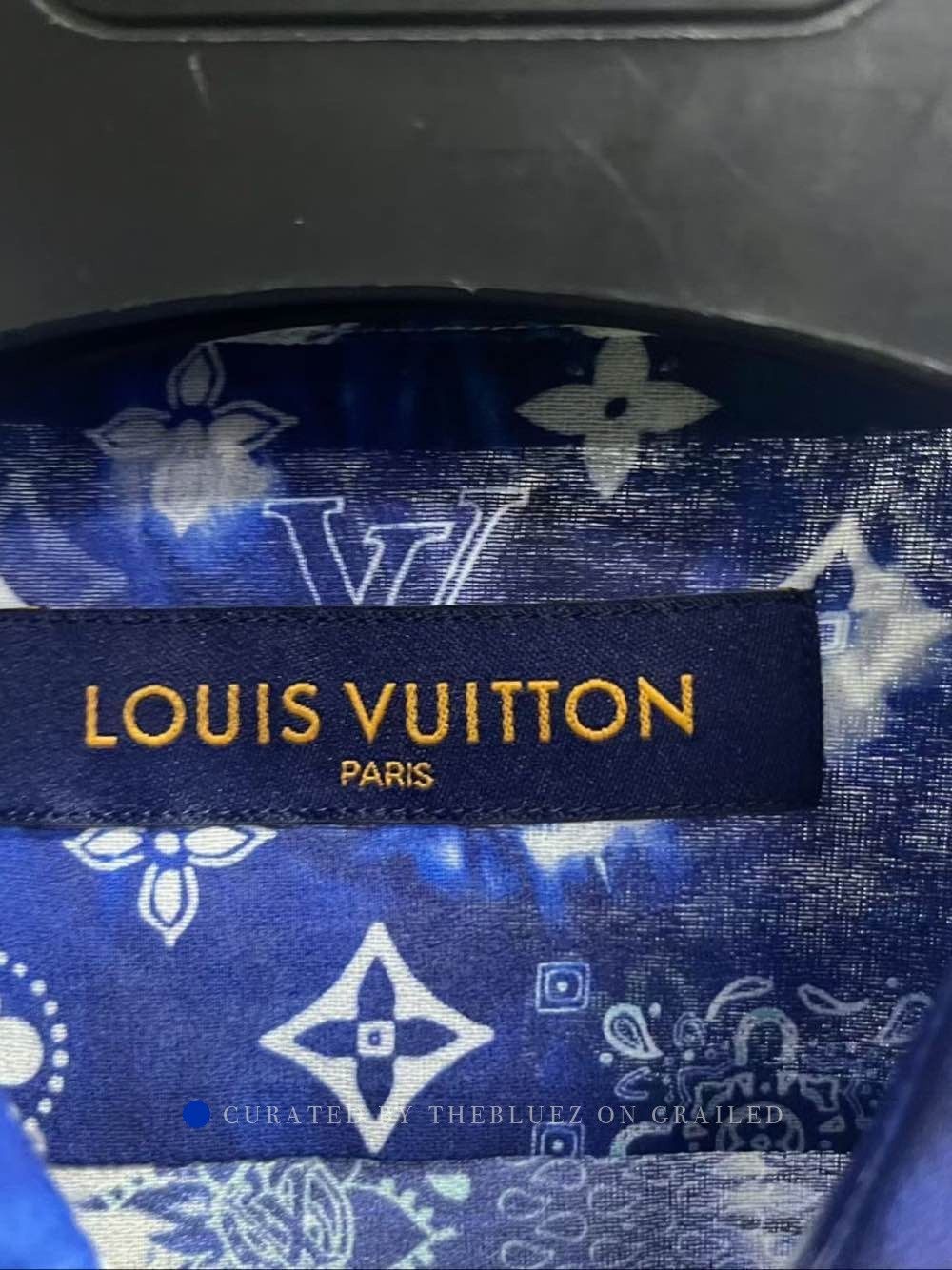Louis Vuitton Tie-Dye Monogram Shirt in Blue Size US L / EU 52-54 / 3 - 3 Thumbnail