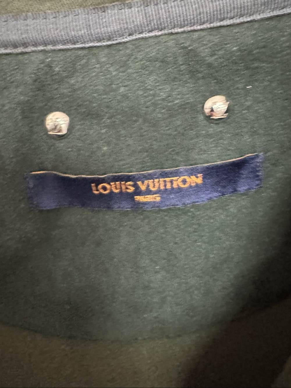 Louis Vuitton Stylish Zip Hoodie in Green Size US M / EU 48-50 / 2 - 3 Thumbnail