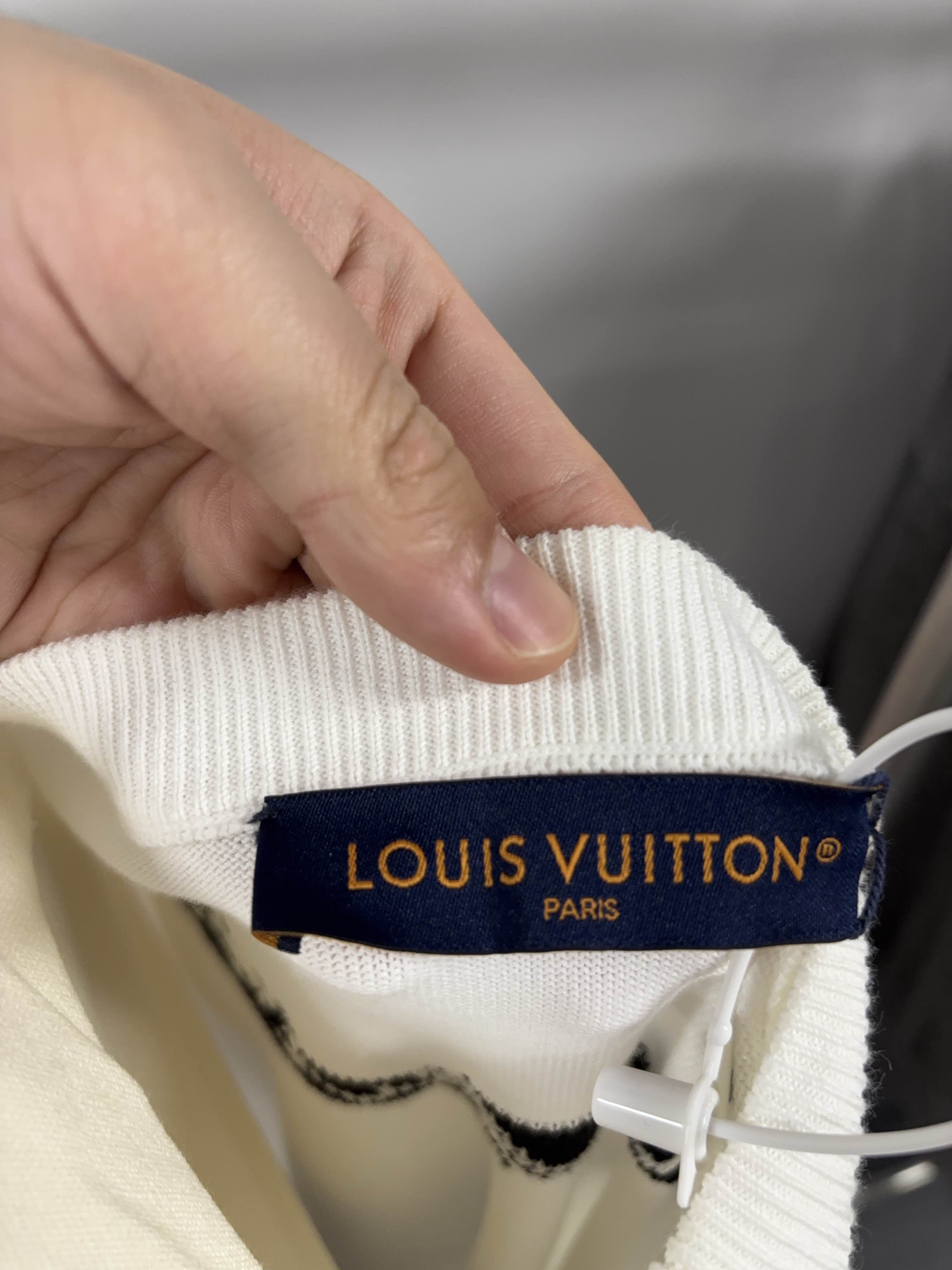 Louis Vuitton Cartoon Graphic Tee in White Size US L / EU 52-54 / 3 - 3 Thumbnail
