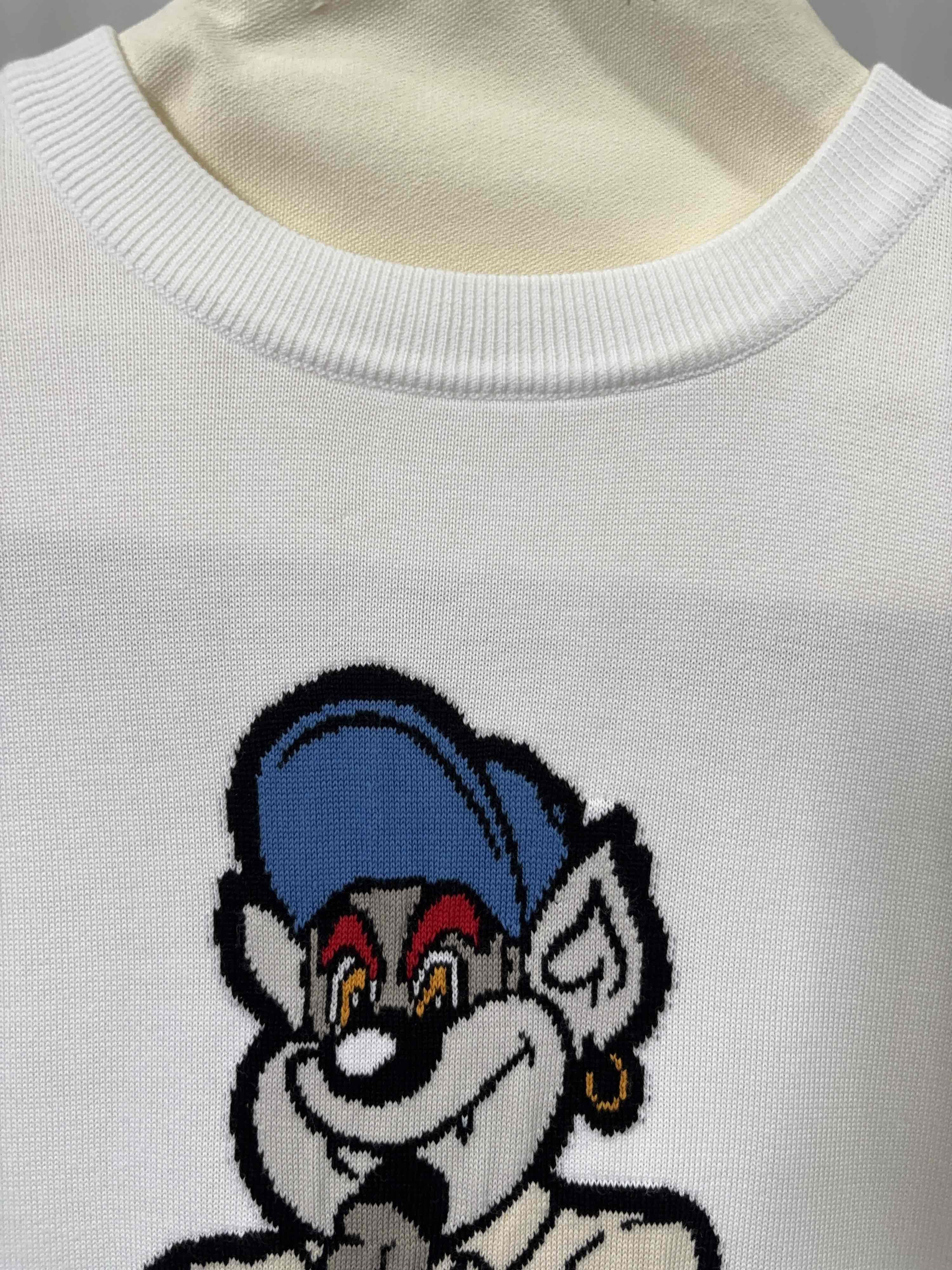 Louis Vuitton Cartoon Graphic Tee in White Size US L / EU 52-54 / 3 - 7 Thumbnail